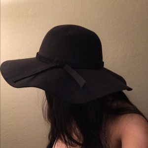 Black Floppy Hat